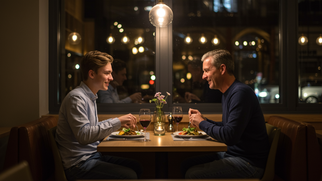 Dinner Date -Affordable Father's Day Gift Idea