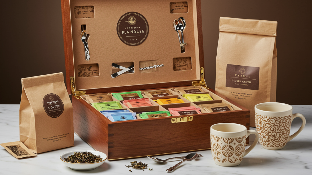 flavored tea/coffee gift box - affordable father's day gift idea