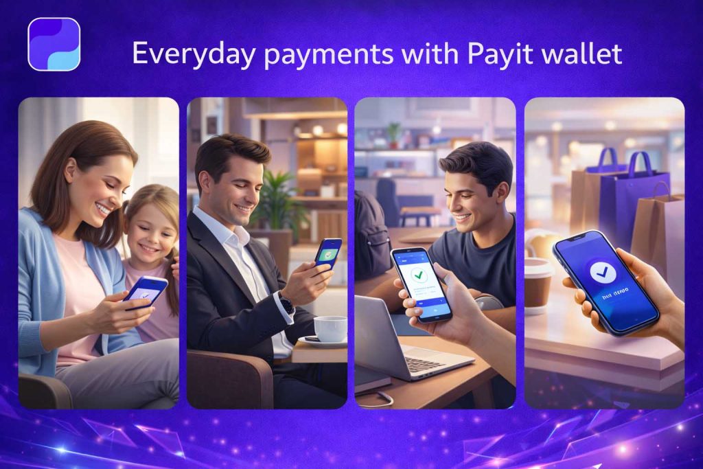 Easy mobile phone top-up abroad through Payit app