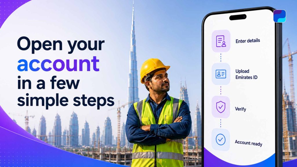 Step-by-step process to open a Universal Account in the Payit app